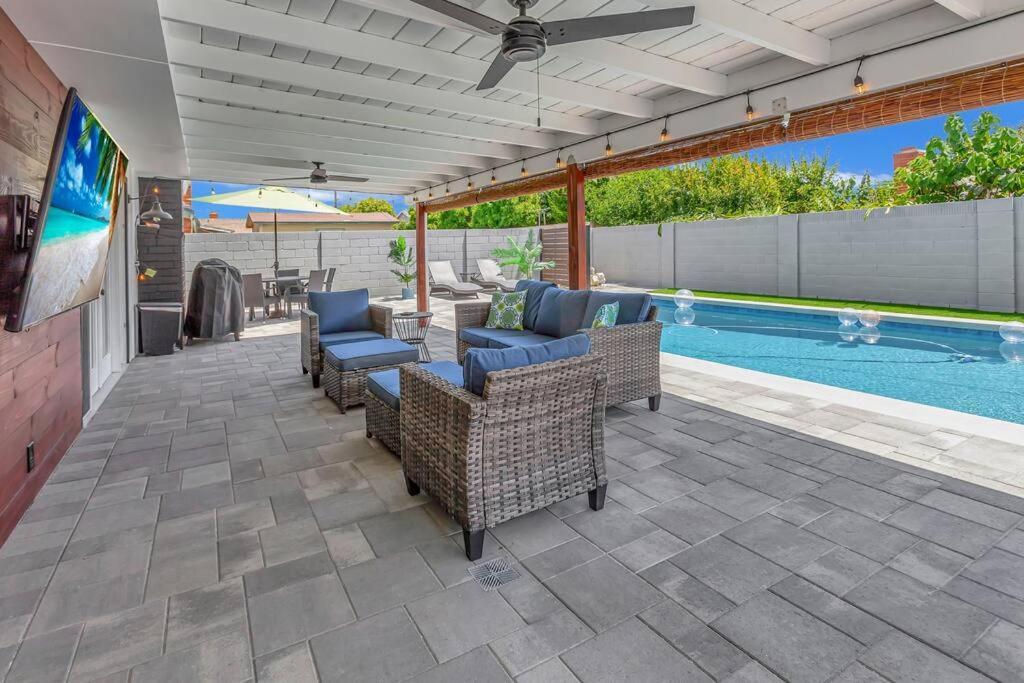 Huntington Beach, Ac, Pool, Hot Tub, Detached Office, Close To Beach, Outside Entertaining Area Dış mekan fotoğraf